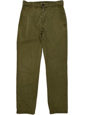 FN-MN-TROU000021 - Acne Studios Slim Straight Green Chino Pants men's 31x29.5
